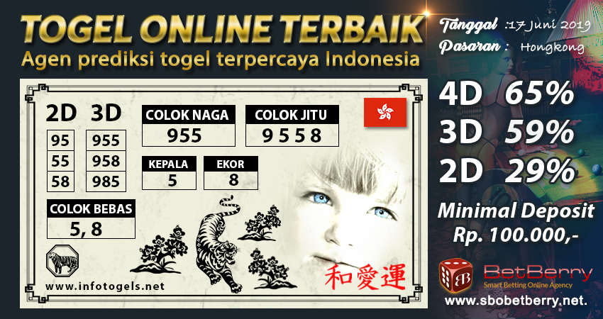 Prediksi Togel Hongkong Senin 17 Juni 2019